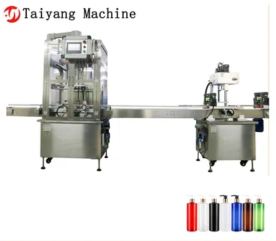 Fast Filling Speed Fast Capping Speed Six Head Water Solvent Filling Machine